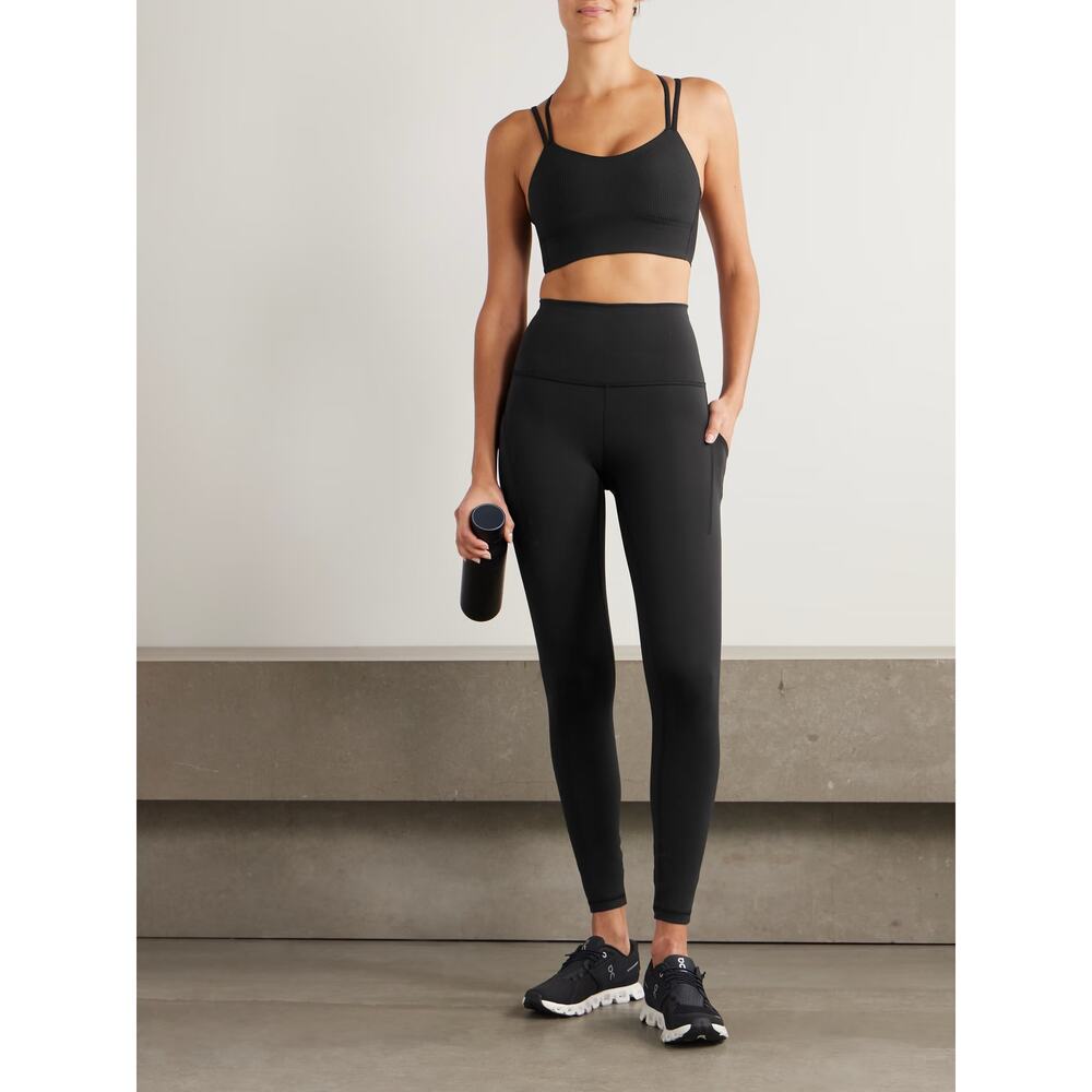 Lululemon Wunder Train High-Rise Tight 25" Black Everlux Size 6